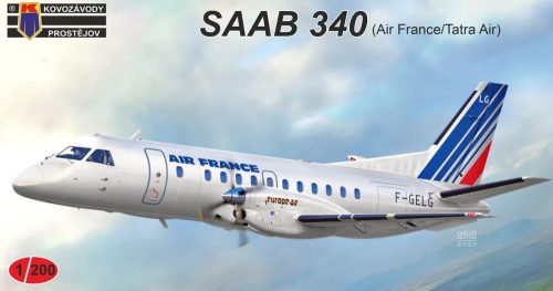 KPM2003 SAAB 340 (Air France/Tatra Air) repülőgép makett 1/200