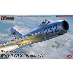 KPM4825 MiG-17AS „Fresco-A“ repülőgép makett 1/48