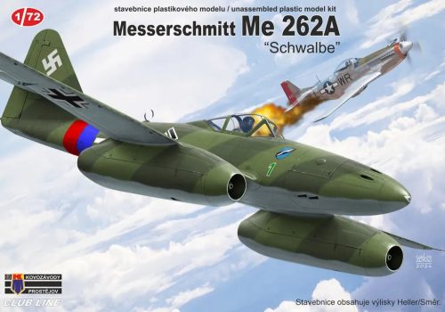 KPM CLK0016 Me 262A “Schwalbe” repülőgép makett 1/72