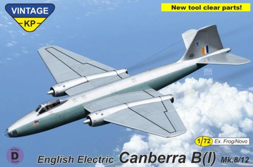 KPV7202 Canberra B(I) Mk.8 (VINTAGE KP) repülőgép makett 1/72
