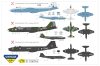 KPV7202 Canberra B(I) Mk.8 (VINTAGE KP) repülőgép makett 1/72