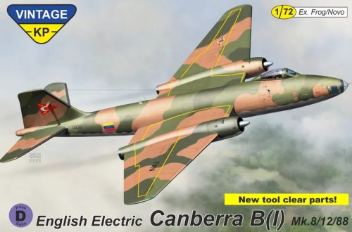 KPV7203 Canberra B(I) Mk.12 (VINTAGE KP) repülőgép makett 1/72