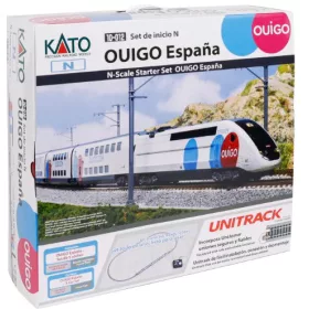   Kato 10-012 Analóg kezdőkészlet: Nagysebességű villamos motorvonat OUIGO España - ovál Unitrack pályával (E6) (N)