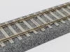 Kato 2-153 Unitrack egyenes árambevezető sín, betonaljas ágyazatos, 246 mm - 2 db (H0)