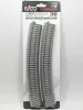 Kato 2-251 Unitrack betonaljas íves sín, ágyazatos (R790-22.5PC) - 4 db (H0)