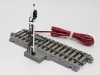Kato 2-601 Unitrack egyenes sín fényjelzővel és Reed-érintkezővel, ágyazatos, 123 mm - 2 db (H0)