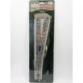   Kato 2-863 Unitrack ágyazatos kézi jobbos váltó, 867mm Radius (H0)