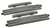 Kato 20-026 Unitrack egyenes sín siklott kerék visszahelyező, betonaljas ágyazatos, 124 mm - 2 db (N)