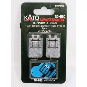  Kato 20-060 Unitrack ütközőbak, ágyazatos, 35 mm - 2 db (N)