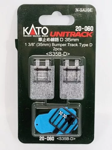 Kato 20-060 Unitrack ütközőbak, ágyazatos, 35 mm - 2 db (N)