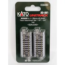   Kato 20-091 Unitrack egyenes sín, betonaljas ágyazatos, 45 mm - 10 db (N)