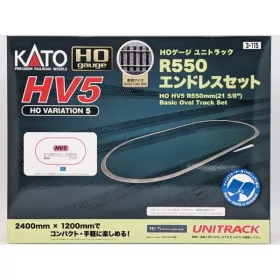   Kato 3-115 Unitrack HV5 Oval Variation Pack - ovál sínkészlet (H0)