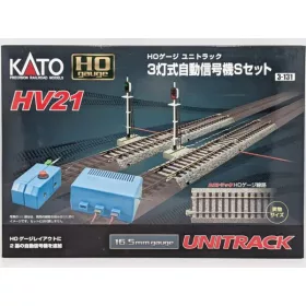   Kato 3-131 Unitrack HV21 fényjelzők automata szakaszvezérléssel (H0)