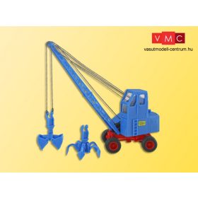 Kibri 11281 FUCHS gumikerekes markológép normál vagy magas fülkével (H0)