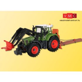 Kibri 12246 Fendt traktor homlokrakodóval és rönkhúzó adapterrel (H0)