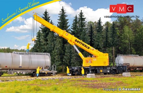 Kibri 12502 Gottwald GS100.06T vasúti teleszkópos daru (H0)