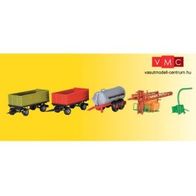 Kibri 12996 Mezőgazdasági utánfutók, pótkocsik és adapterek (H0)