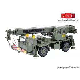   Kibri 18042 Liebherr LTM 1025 katonai autódaru, Bundeswehr - LED világítással (H0)