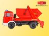Kibri 18201 MAN tűzoltósági konténerszállító teherautó (H0)