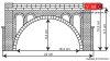 Kibri 37666 Maggiatal-Viadukt, egyvágányos (N,Z)