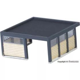 Kibri 38346 Modern carport (H0) - Polyplate