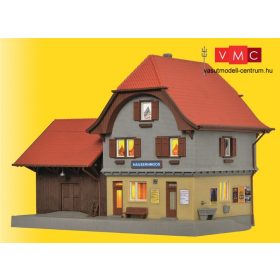 Kibri 39490 Vasútállomás Haeusermoos, LED házvilágítással (H0)