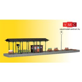 Kibri 49566 Állomási fedett peron (H0) - LED világítással