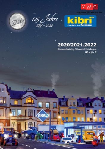Kibri 99904 Termékkatalógus, 2020/2021/2022, angol/német (H0,N,Z)