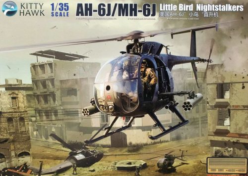 Kitty Hawk Model 50003 AH-6J Little Bird (1/35) Harci Helikopter makettek