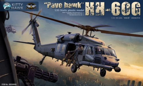 Kitty Hawk Model 50006 HH-60G Pave Hawk with figures (1/35) Harci Helikopter makettek