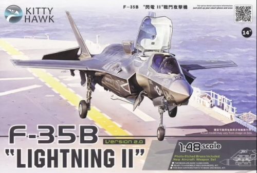 Kitty Hawk Model 80102 Lockheed-Martin F-35B Lightning II (1/48) Harci repülőgép makettek