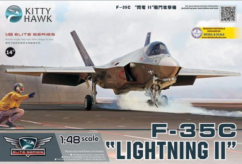 Kitty Hawk Model 80132 F-35C LIGHTNING II (1/48) Harci repülőgép makettek