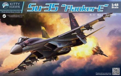 Kitty Hawk Model 80142 Sukhoi Su-35 "Flanker-E" (1/48) Harci repülőgép makettek