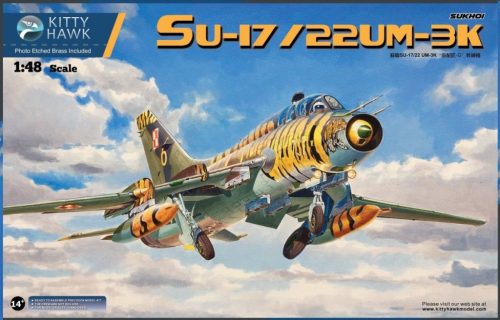 Kitty Hawk Model 80147 Sukhoi Su-17 /22UM-3K (1/48) Harci repülőgép makettek