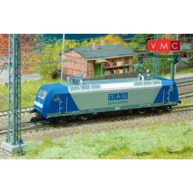   Kuehn 32412 Villanymozdony BR 145, RAG, kék/ezüst (E5) (TT)