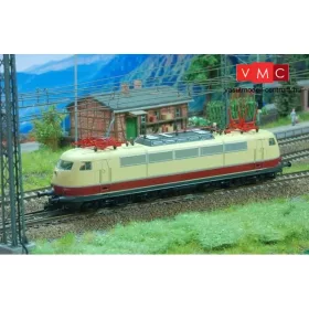   Kuehn 32560 Villanymozdony BR 103, hosszú vezetőállással, DB-AG, vörös/bézs (E5) (TT)