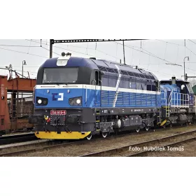 Kuehn 33270 Dízelmozdony 753.6 sorozat, kék, CD (E6) (TT)