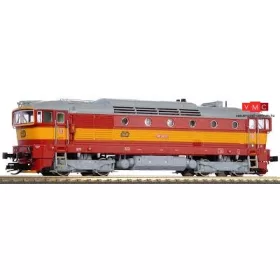 Kuehn 33312 Dízelmozdony Rh 750, CD, piros/sárga (E5) (TT)