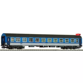   Kuehn 41830 Személykocsi, négytengelyes Y-sorozat, kék/fehér 2. osztály, CD (E5) (TT)