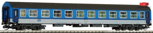 Kuehn 41830 Személykocsi, négytengelyes Y-sorozat, kék/fehér 2. osztály, CD (E5) (TT)