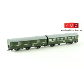   Kuehn 42334 Személykocsi-pár, három és kéttengelyes Reko-wagen, posta / 2. osztály, DR (E4) (TT)