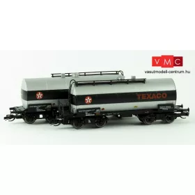   Kuehn 51528 Tartálykocsi-pár, négytengelyes Uerdingen típus, szürke, TEXACO, DB (E4) (TT)