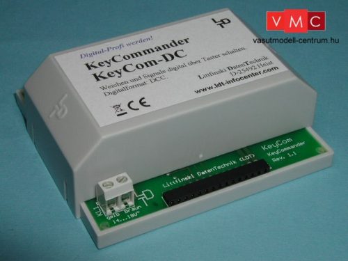 LDT 090201 KeyCom-DC-B as kit: KeyCommander for DCC. Digital switching of turnouts and signals 
