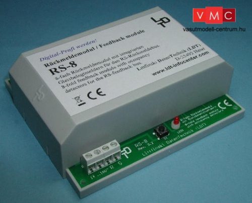 LDT 300213 RS-8-G as finished module in a case: 8-fold feedback module with integrated occupanc