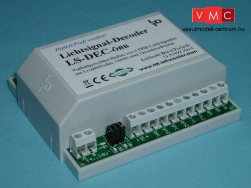 LDT 511012 LS-DEC-OEBB-F as finished module: 4-fold light signal decoder for 4 LED equipped ÖB