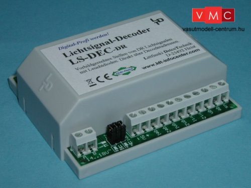 LDT 516013 LS-DEC-DR-G as finished module in a case: 4-fold light signal decoder for up to 4 LE