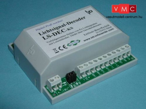 LDT 519013 LS-DEC-KS-G as finished module in a case: 4-fold light signal decoder for 2 Ks signa