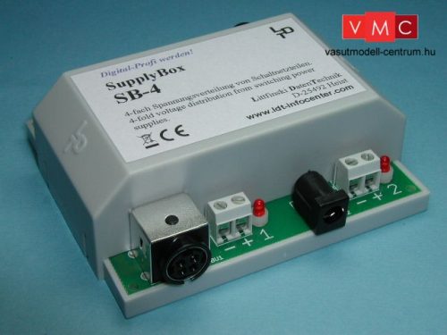 LDT 600601 SB-4-B as kit: SupplyBox: 4-fold voltage distribution from switching power.