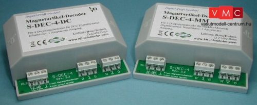 LDT 910312 S-DEC-4-MM-F as finished module: 4-fold turnout decoder with self learning decoder a