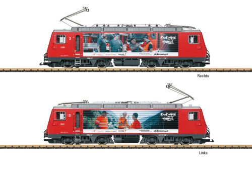 LGB 23105 Fogaskerekű villanymozdony Nr. 3 DOM, HGe 4/4 II, Mitarbeiterwerbung (E6) (G) - Sound